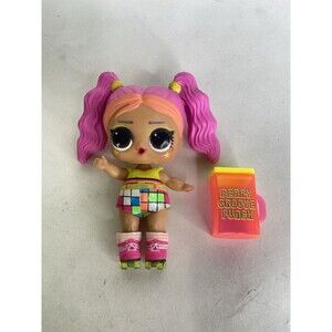 MGA LOL Surprise Bae Wheels Mini Sister Dance Dance Rollerskates Pig Tails Doll